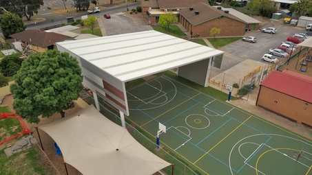 Official Covered Outside Learning Area Opening