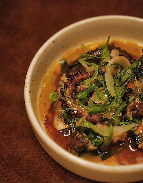 Charrgrilled Octopus