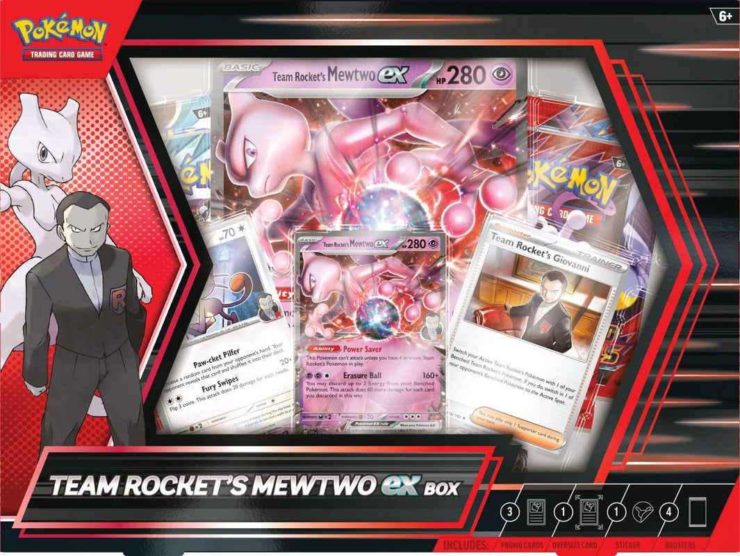 Pokémon TCG - Team Rocket's Mewtwo ex box