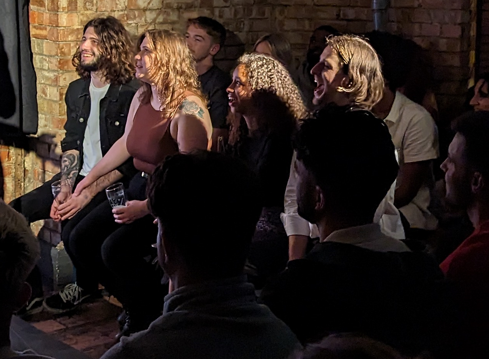 Laughing Audience in Stand Up Comedy Club in London Comedy in Your Eye