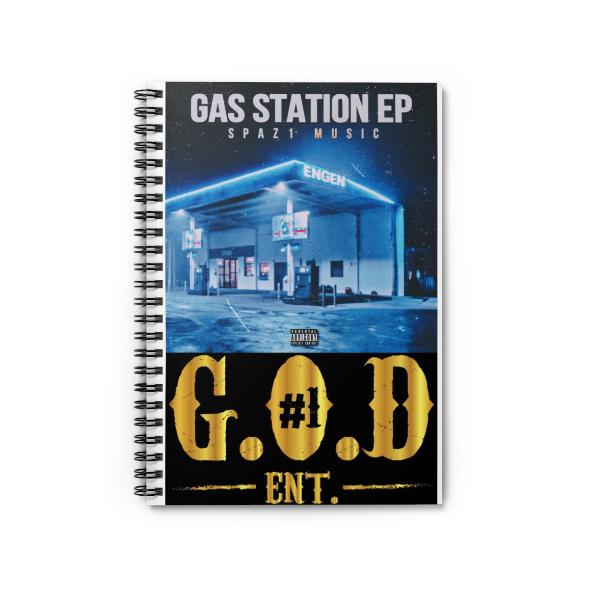 G.O.D Ent Spiral Notebook - Ruled Line