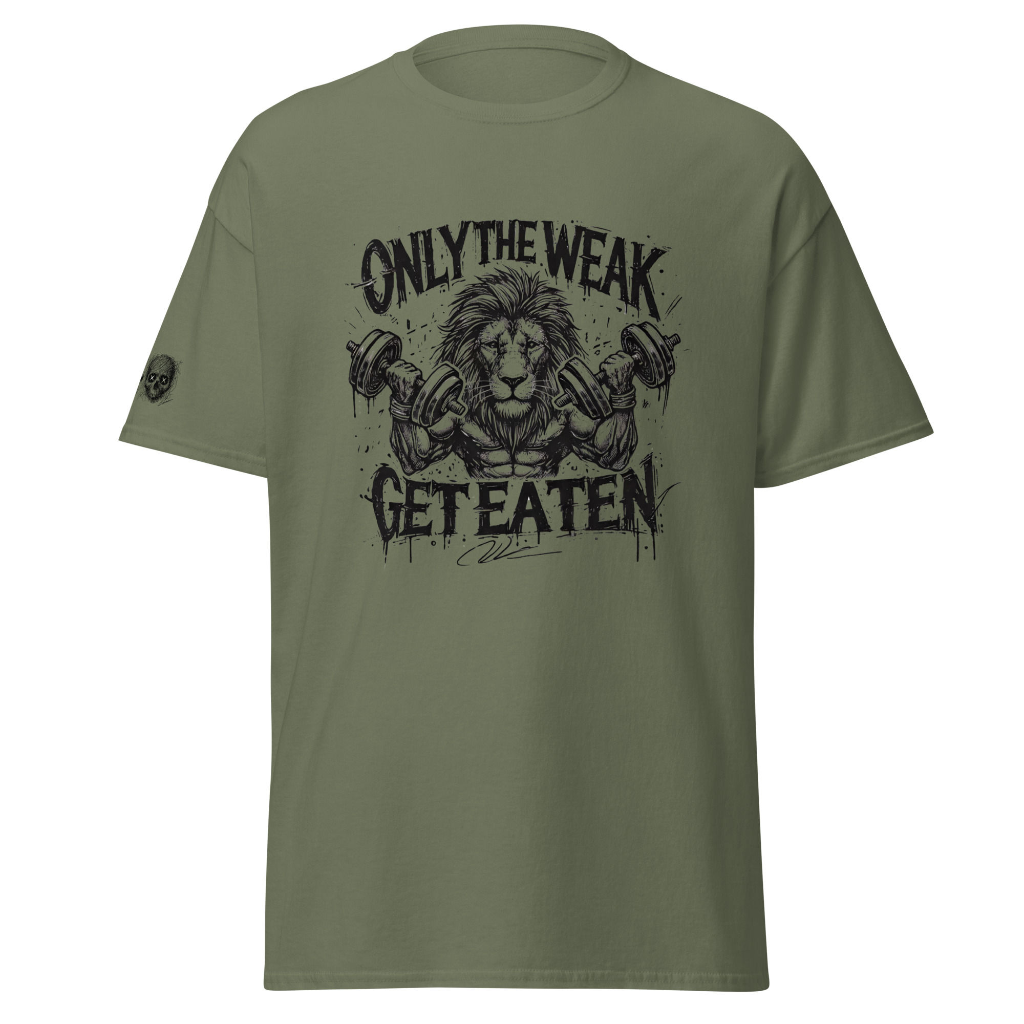 ONLY THE WEAK GET EATEN GYM TEE