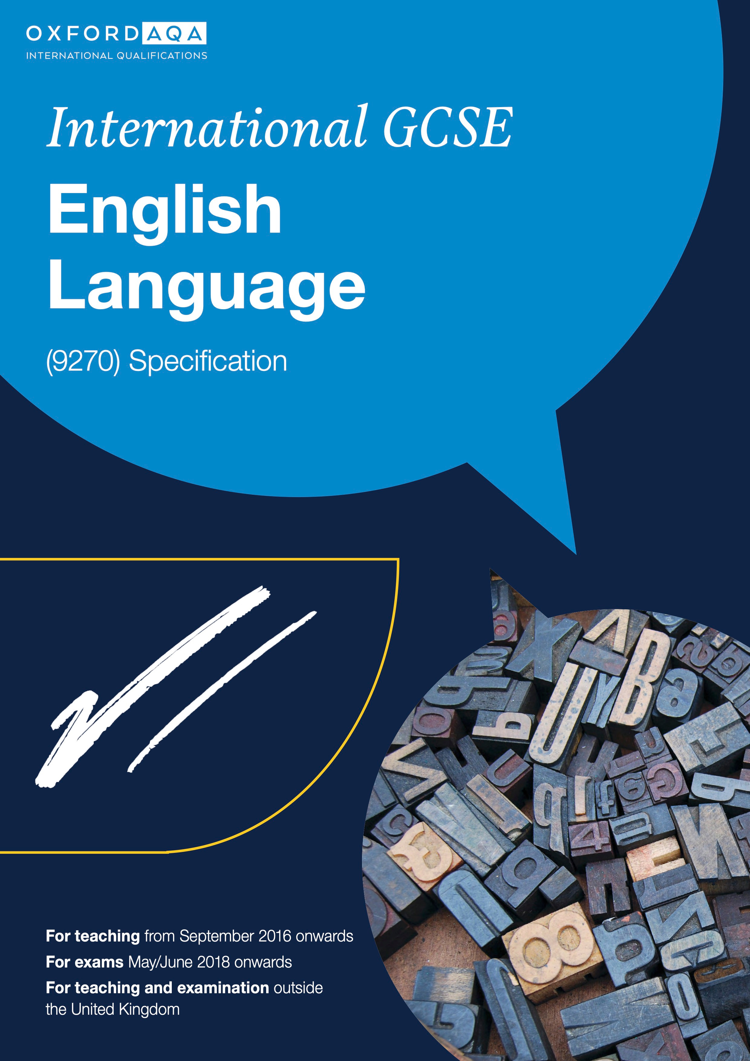 OxfordAQA International EFL Qualification