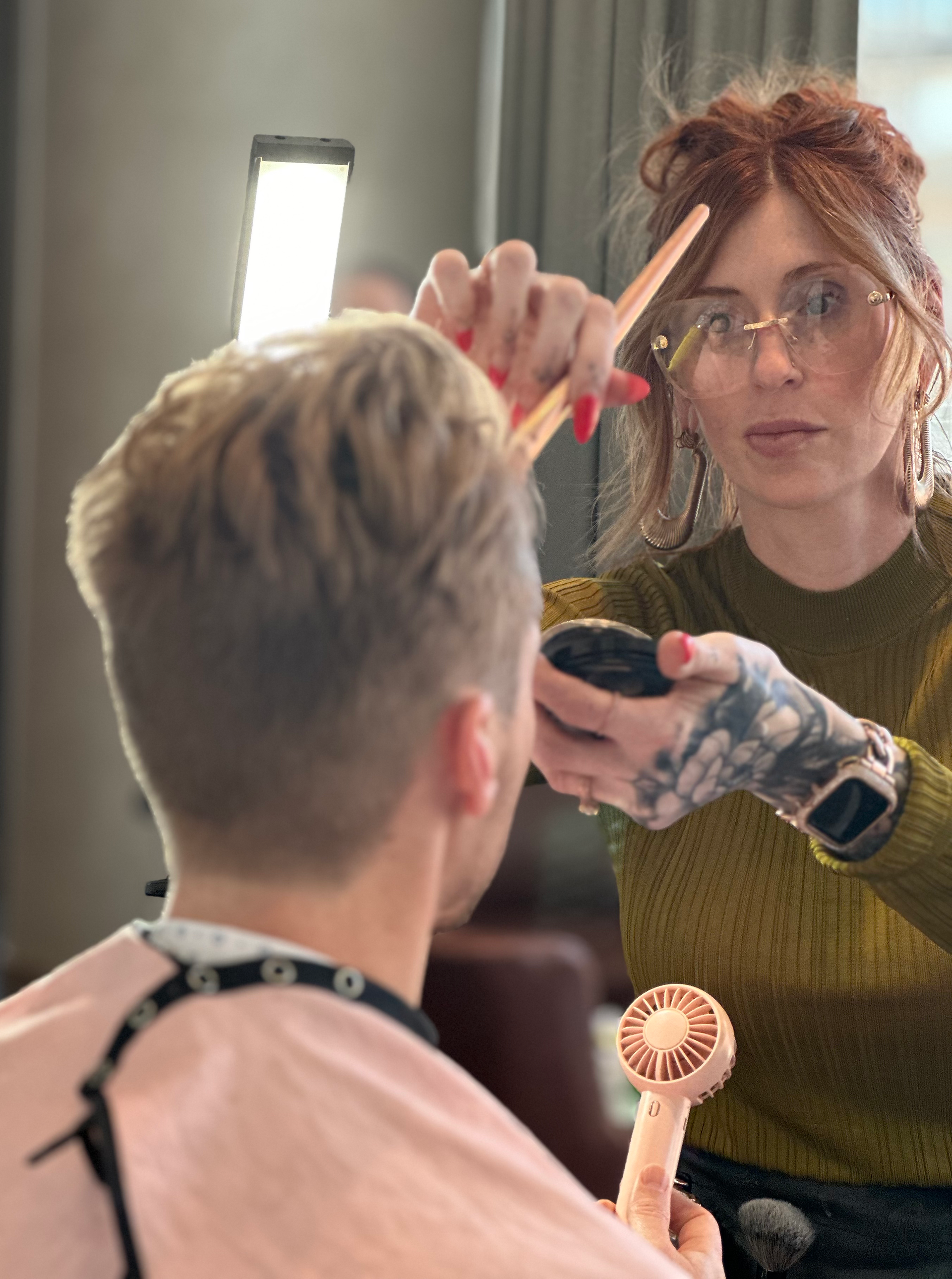 BTS Award-Winning Hair & Makeup for Corporate Shoots in Nashville and Tennessee.