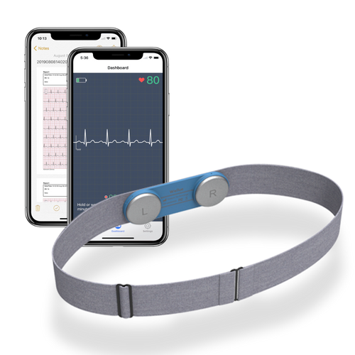 Wellue DuoEK Wearable EKG/ECG Monitor helloEd