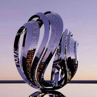 3D Metal Landscape Artworks