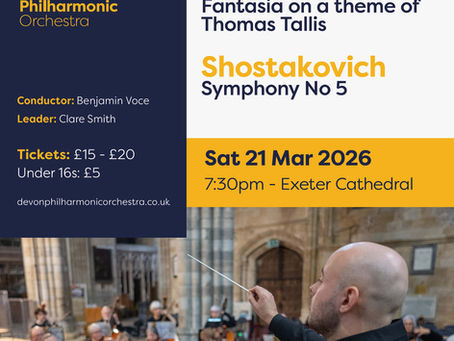 Devon Philharmonic Orchestra Support BASICS Devon at Exeter Cathedral