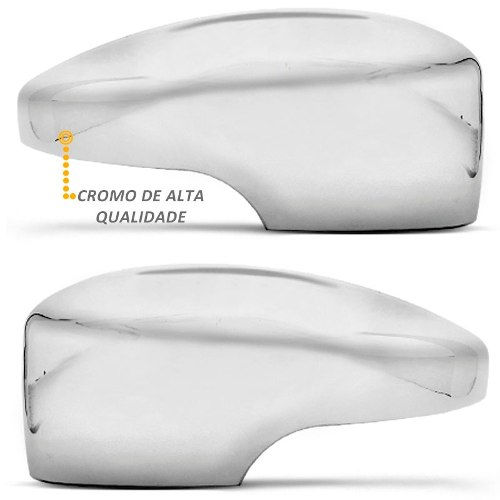 Miniatura: Kit Aplique Cromado Maçaneta Retrovisor Com Pisca Ford Ecosport 2013 à 2017