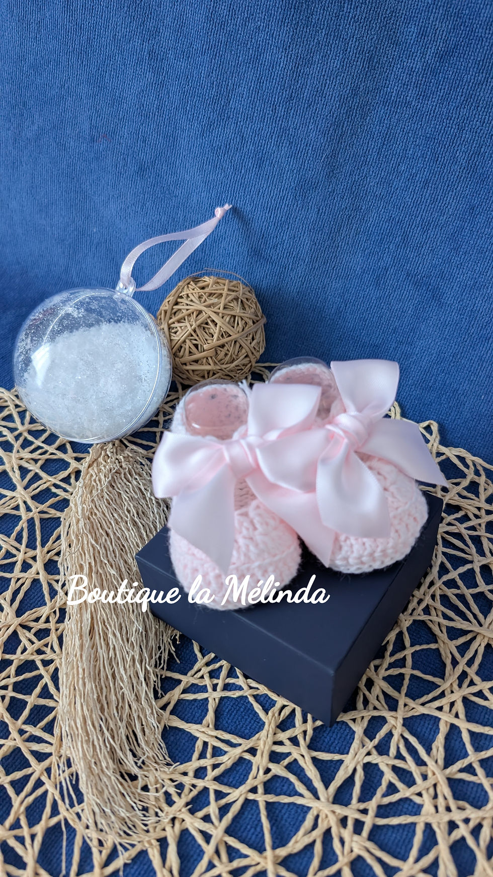 Chausson Rose | Crochet naissance