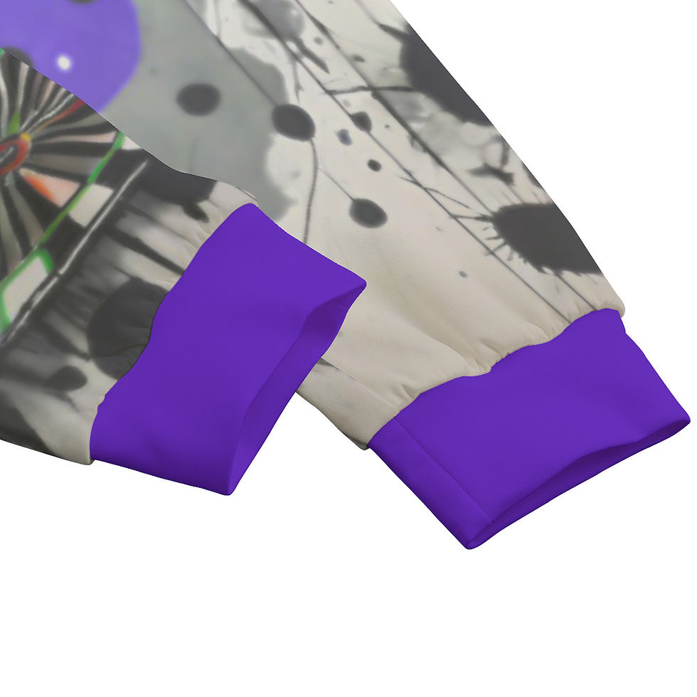 Thumbnail: Galactic Graffiti Dart Print Joggers