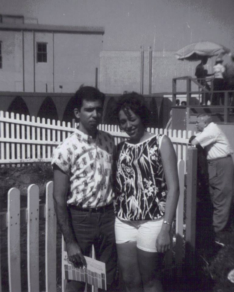 My mom and dad at Freedomland 