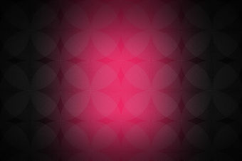 Rose et cercles noirs