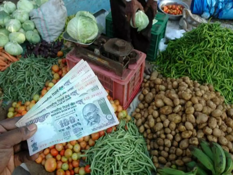 Does vegetable price work parallel with India's economic inflation?