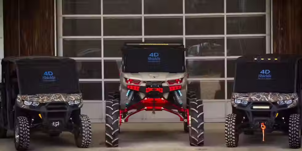 Scratch-resistant UTV windshield shields