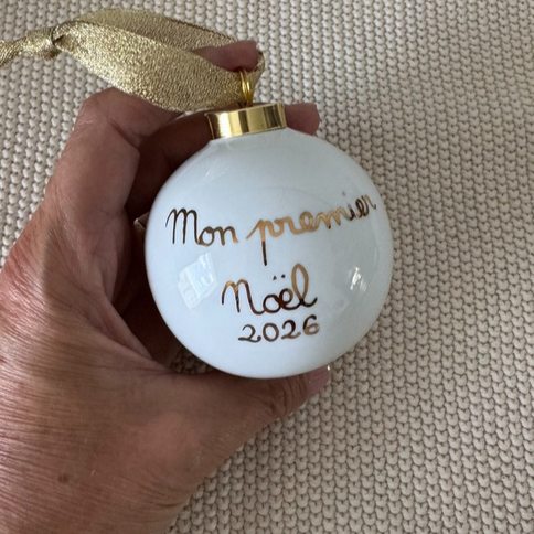 Boule de Noël "Mon premier Noël "
