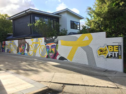 Tour De Cure street art mural