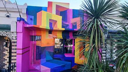Fitzroy North Rae Street house mural by Urban Art Australia