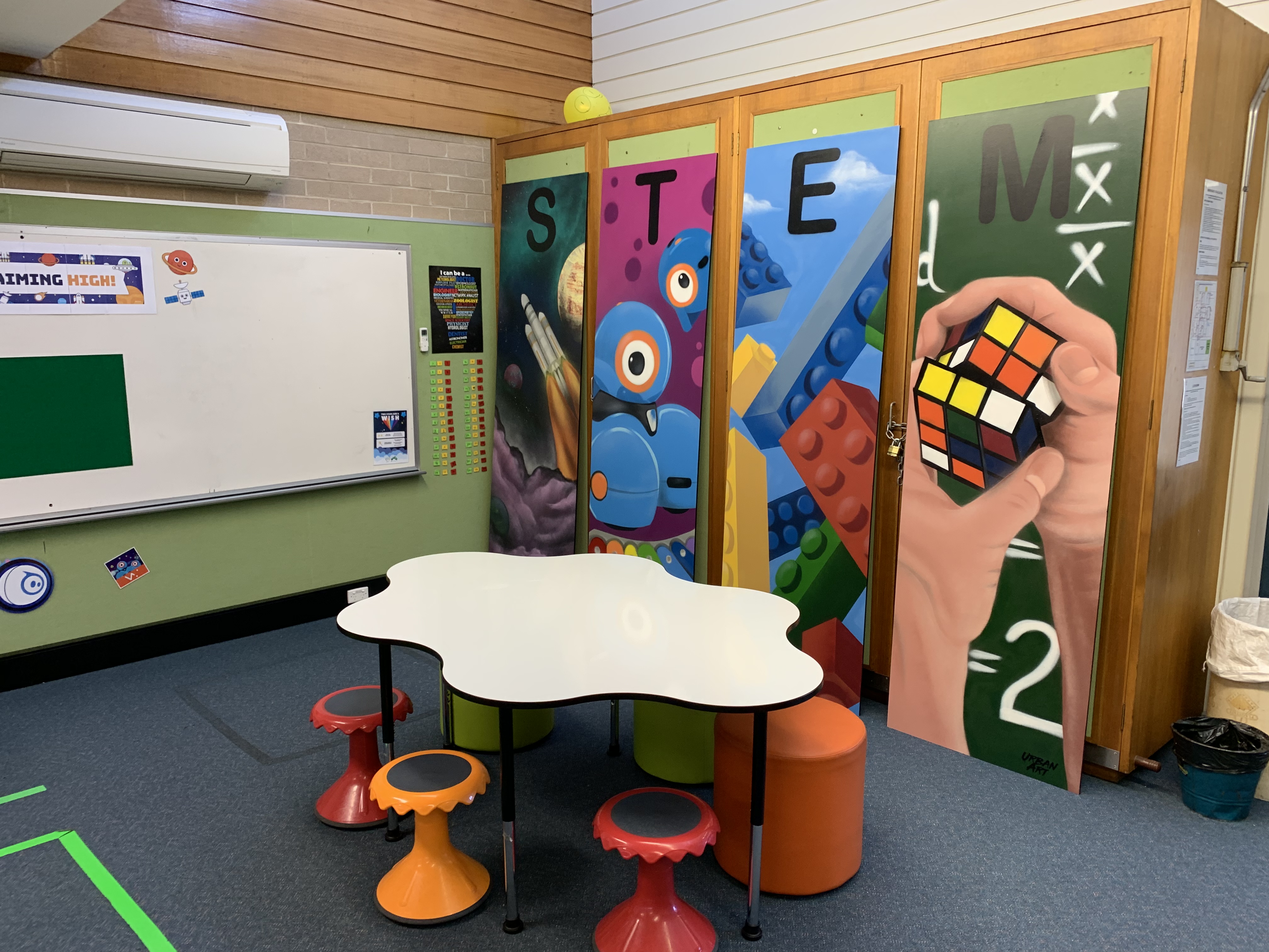 STEM Classroom Murals & Street Art Urban Art