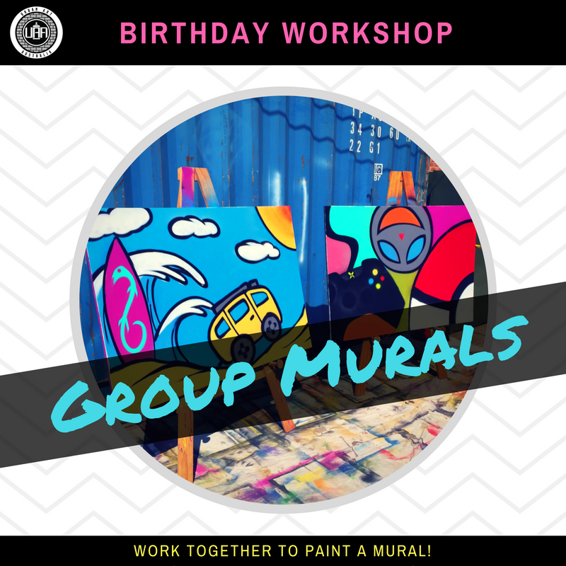 Group Murals | Birthday Workshop | (10 kids)