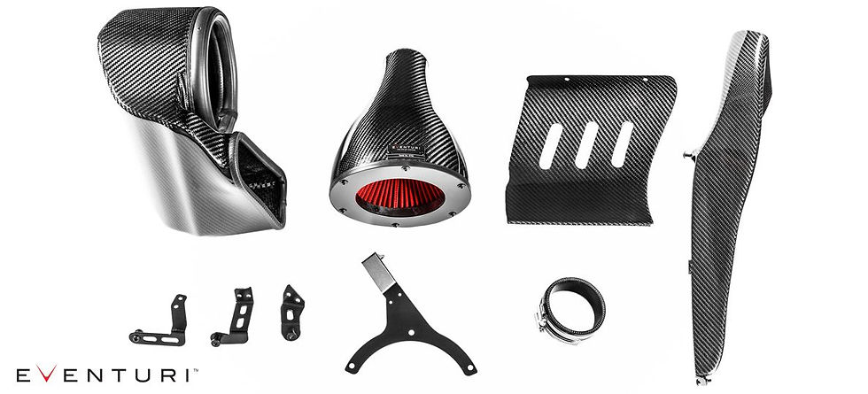 Audi B9 RS5/RS4 Black Carbon intake with secondary duct