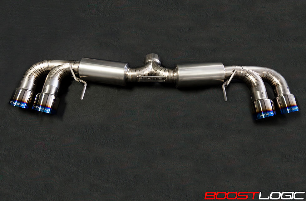 Thumbnail: Boost Logic R35 4″ Titanium Exhaust Nissan R35 GTR 09+