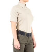 Thumbnail: Women's V2 Pro Performance Shirt Short Sleeve -Silver Tan