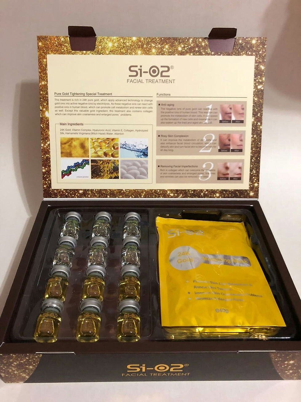 Thumbnail: 日本SIO2/Si-O2黃金緊緻精華療程 撫平皺紋/提升緊緻/去角質 MTS微針/超聲波導入(一套）