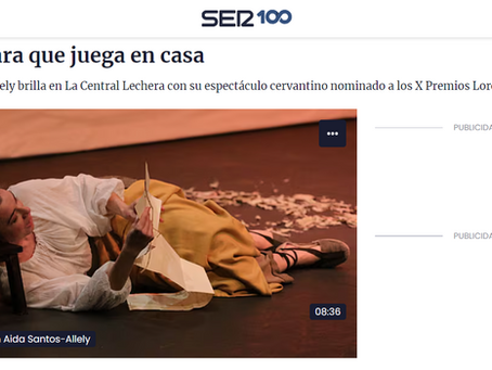 "UNA PÍCARA QUE JUEGA EN CASA" (CRÓNICA del ESTRENO CÁDIZ) por PEDRO ESPINOSA para CADENA SER.