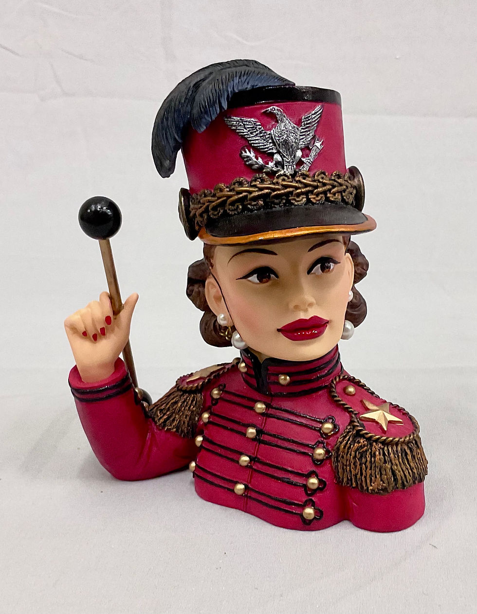 Thumbnail: 2005 Cameo Girls Miniature Martina 1949 “Drum Majorette” Head Vase