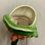 Thumbnail: Enesco Vintage Fisherman Sailor Captain Head Vase Green Rain Jacket Hat Pipe