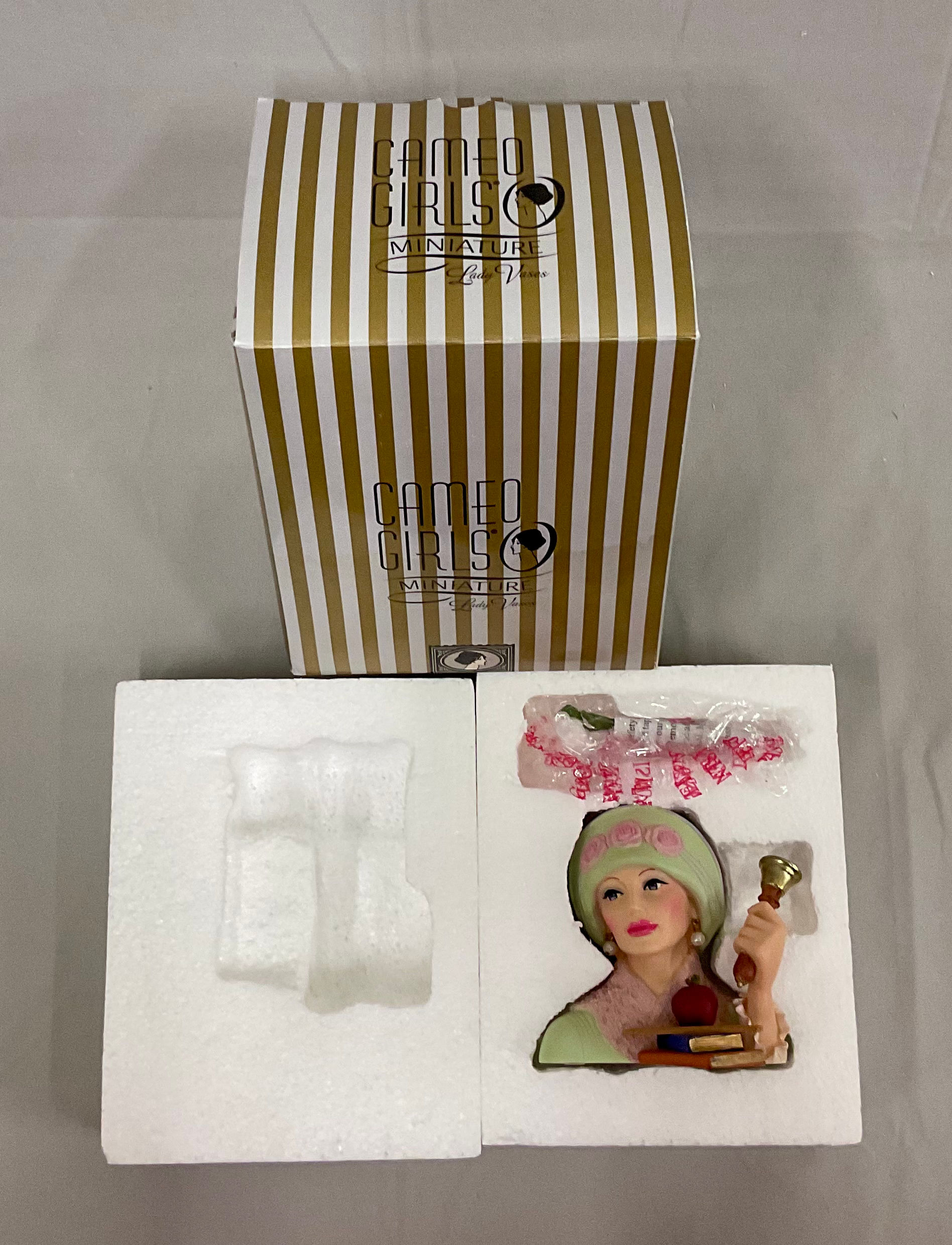 2005 Cameo Girls Miniature Judith 1923 “Schoolmarm Charm” Head Vase