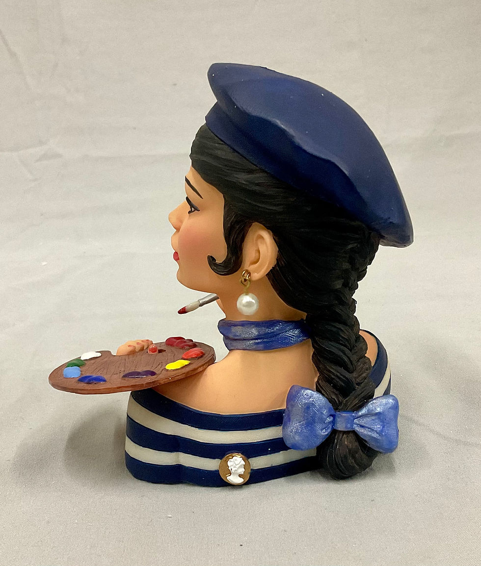 Thumbnail: 2004 Cameo Girls Miniature Martina 1939 “French Impressions” Head Vase