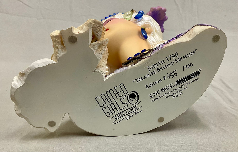 Thumbnail: 2005 Cameo Girls Judith 1790 “Treasure Beyond Measure” Head Vase