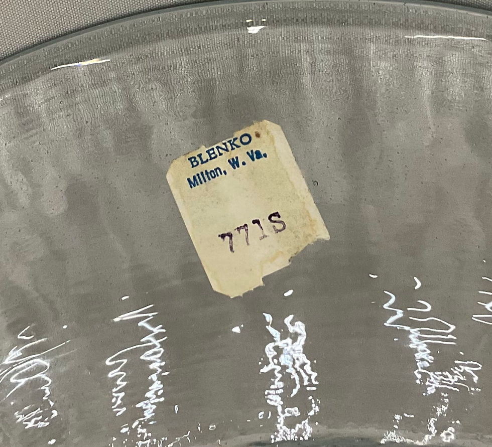 Thumbnail: Blenko Clear "Salad" Bowl (#771S) — Appalachian Oak Collection