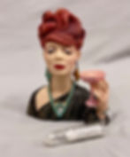 Thumbnail: 2001 Cameo Girls Clarissa 1975 “Toast of the Town” Head Vase