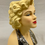 Thumbnail: Signed Artist Proof 2006 Strafford Porcelain Marilyn Monroe Platinum Head Vase