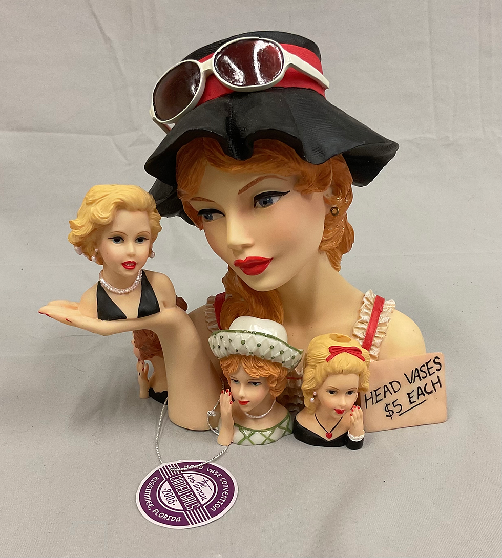 Thumbnail: Signed 2005 Cameo Girls Blythe 1966 “Yard Sale Surprise” Head Vase