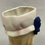 Thumbnail: Inarco Japan Vintage Lady Head Vase Blonde Blue Dress Bonnet Hat E5624