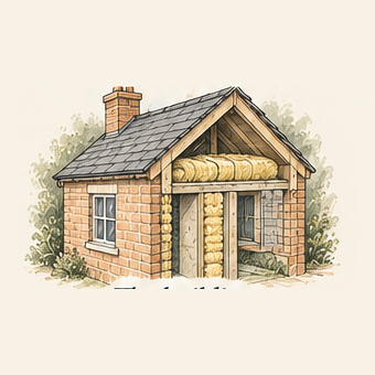 Wall and loft insulation working together to reduce heat loss.