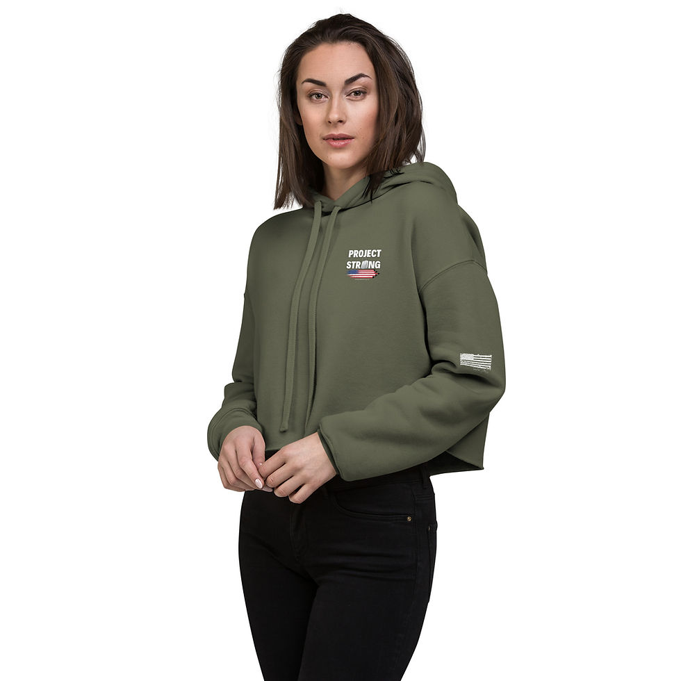 Thumbnail: Project Strong Crop Hoodie