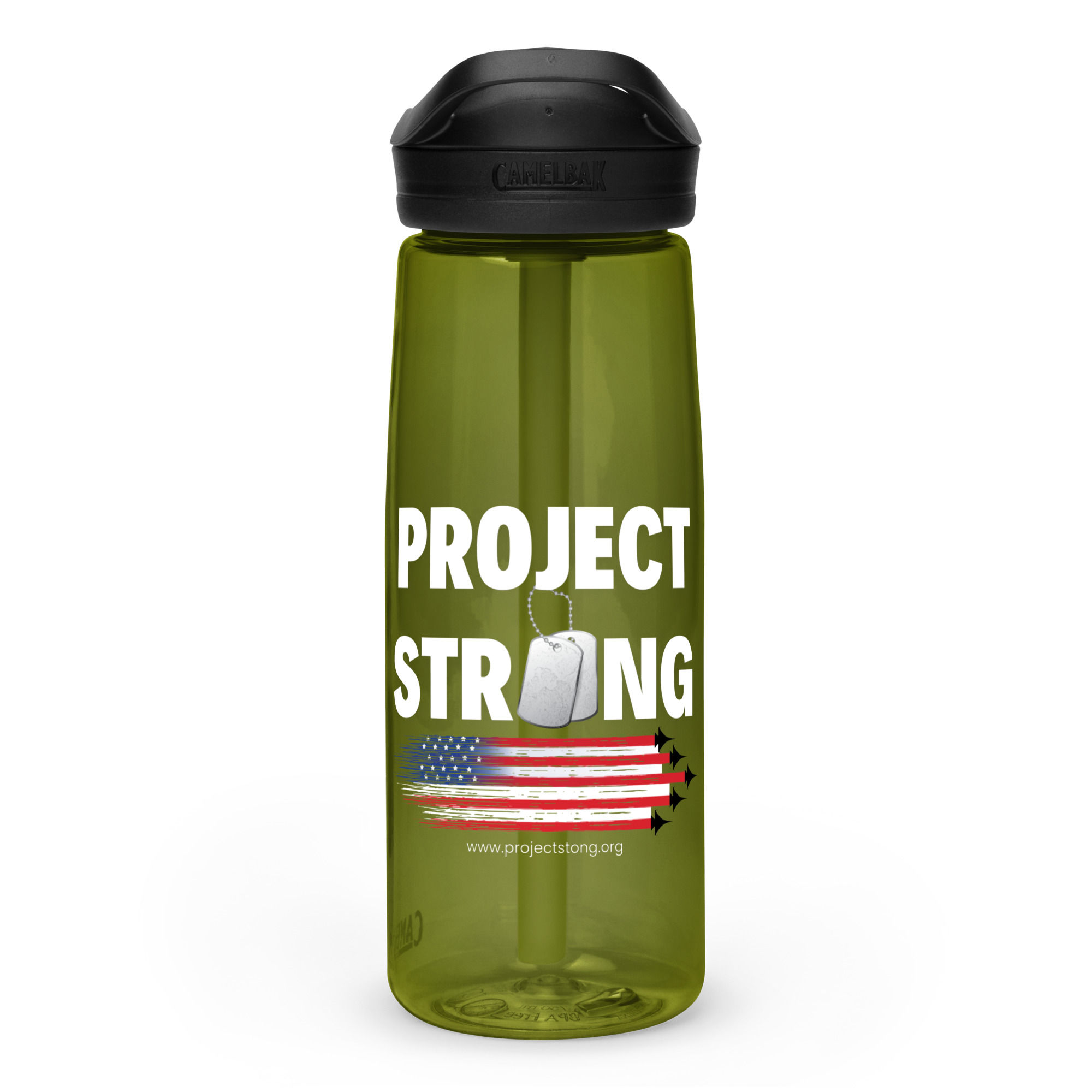 Project Strong Sports water bottle