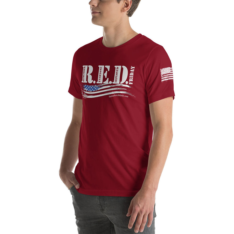 Thumbnail: RED Friday mens t-shirt