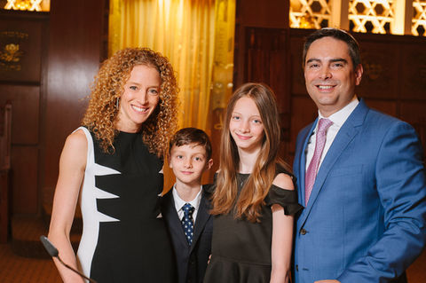 NYC Bat Mitzvah at Stephen Wise Synogogue. January Stewart Photography.