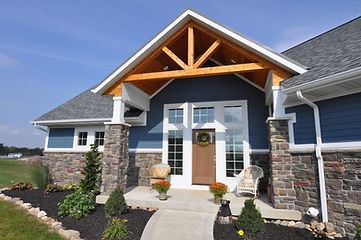 ridgestone dakota stone veneer on a beautiful single family home