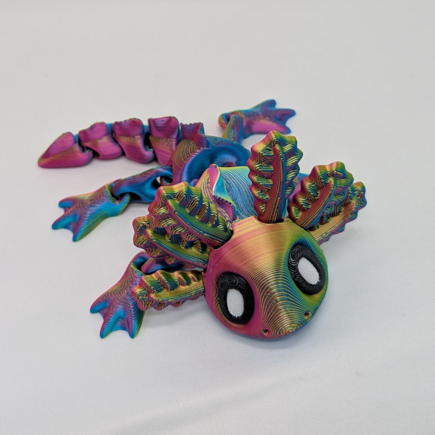 Axolotl - Rainbow Silk