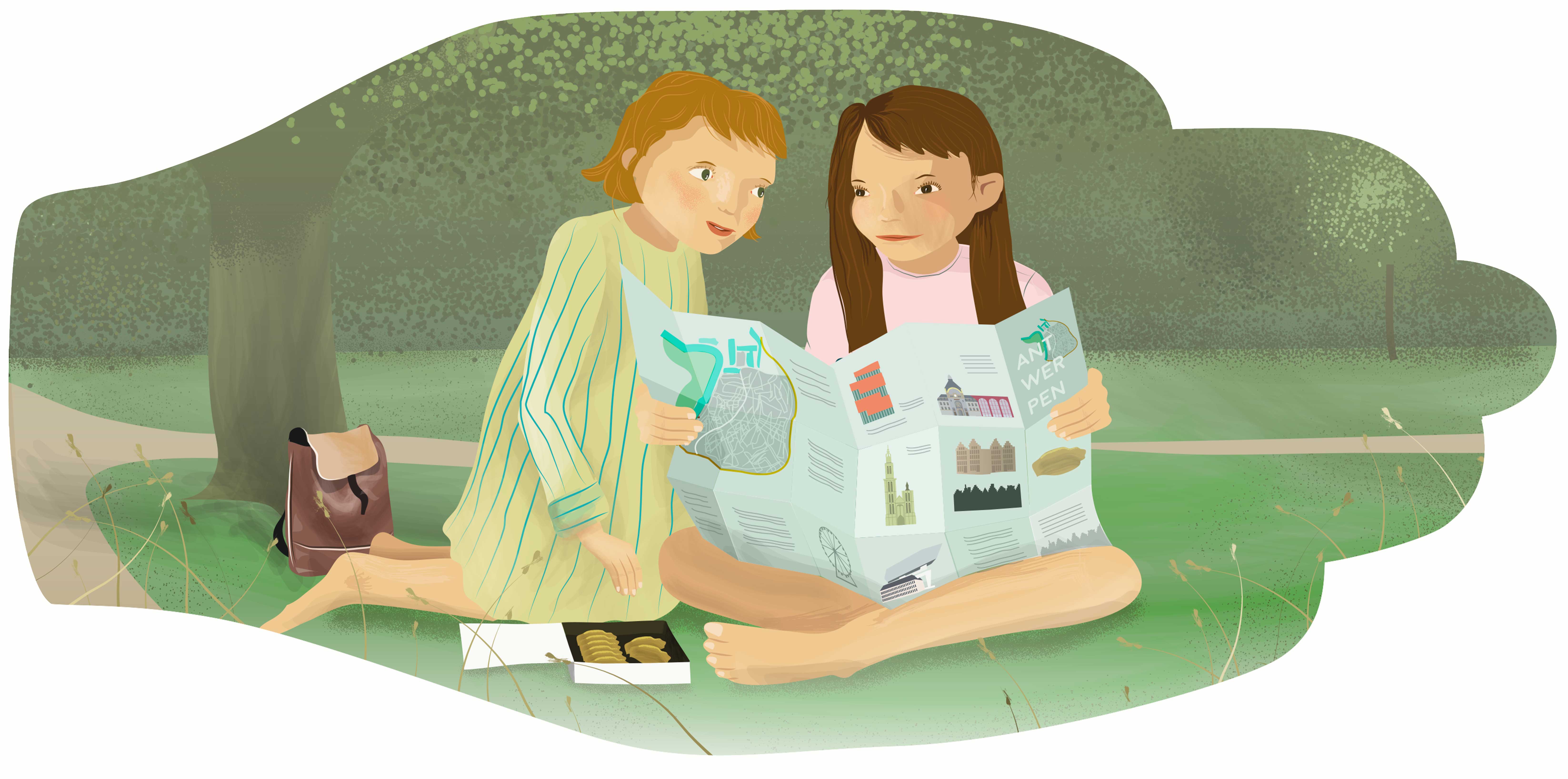 Illustratie Antwerps Handje
