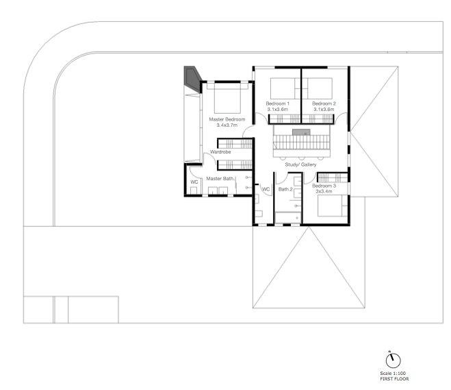 Corner Residence FIRST FLOOR