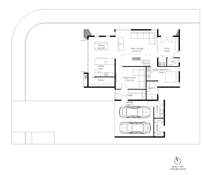 Corner Residence GROUND FLOOR