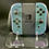 Thumbnail: Custom Green & Purple Chameleon Chrome Nintendo Joycon