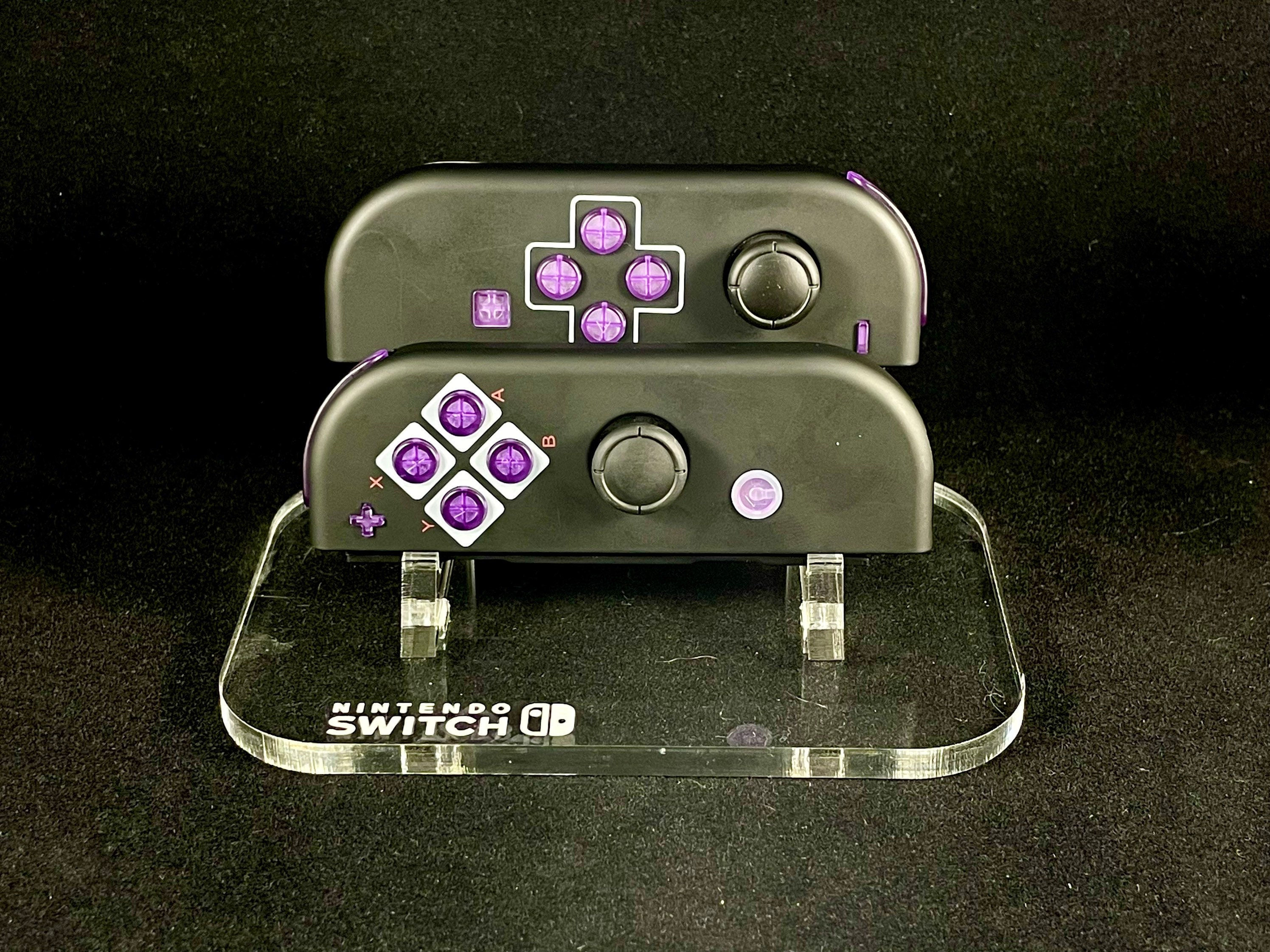 Custom Super Nintendo Joycon w/ Atomic Purple Buttons